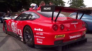 Ferrari 550 GTS Maranello Prodrive Burnout