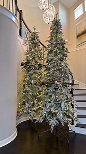 163K views · 1.4K reactions | Check comments for link for my trees and train sets Train set comes with full kit to install in tree, the light up and play Christmas music! And my viral trees are stunning✨ Can’t wait to fully decorate these trees! As you can see I’m going more traditional this year  Holiday Decor Christmas Trees Traditional Christmas Decorations | Tamara Bradshaw | Facebook