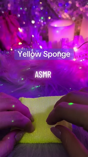 Satisfying ASMR Sponge Squeezing and Scratching