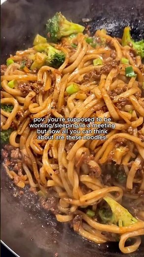 Sorry 😂 The Beef & Broccoli Noodles that won’t quit.