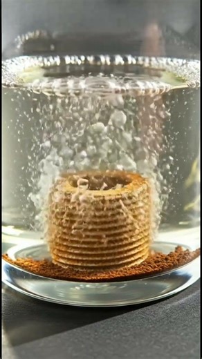 Acid Cleaning a Heavily Rusted Threaded Rod Piece #AcidCleaning #rustremoval #ThreadedRodRestoration