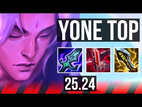 YONE vs IRELIA (TOP) | 5k gold comeback | KR Master | 25.24