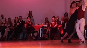 Graciela and Osvaldo dancing canyengue to Poema at the Cabaret Parisien Ball