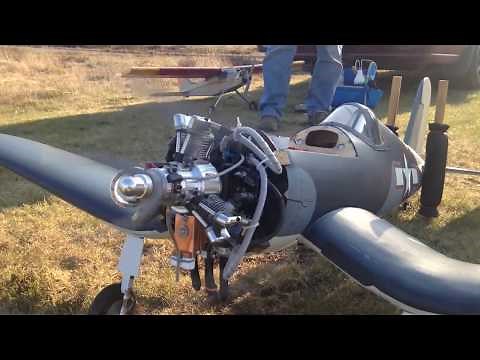 Hangar 9 Corsair Saito FG-19 R3 maiden flight