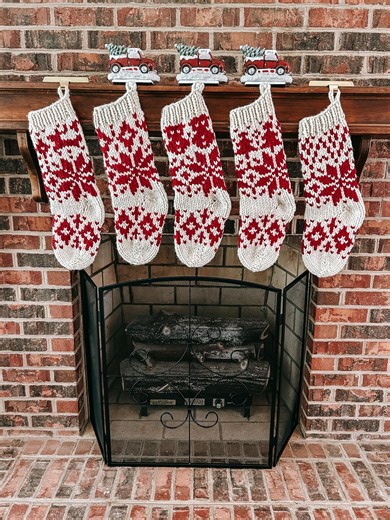 Chunky Knit Stocking Pattern: Fair Isle Colorwork (PDF Download) - Etsy