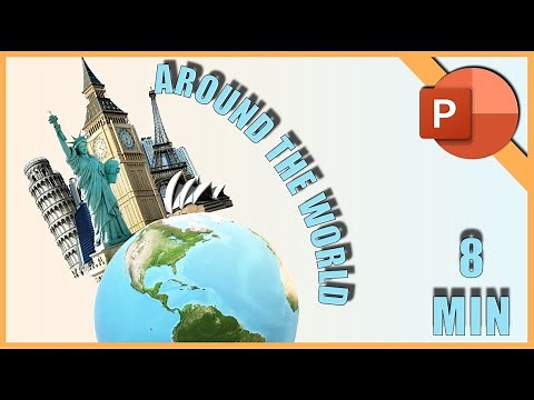 Country Presentation with ANIMATION| PowerPoint Tutorial | Easy Steps How To Do | 🌏 #animation