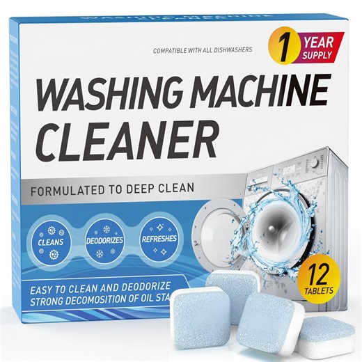 Washing Machine Cleaner Tablets Powerful Descaler