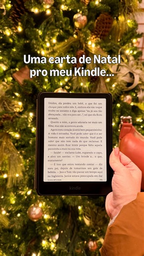 Amazon Kindle Brasil on Instagram: "Um pedido de Natal: novas histórias e mais momentos como esse com meu Kindle! ✉️♥️"