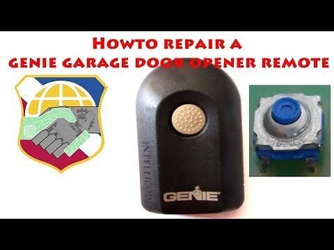 Howto repair a genie garage door opener remote