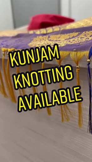We make beautiful “Kunjam” knots 🪢 Get your kunjam customised fat Button & Hooks 🥰 Visit us from Tuesday to Sunday from 8.30am - 9.00pm 🌸
