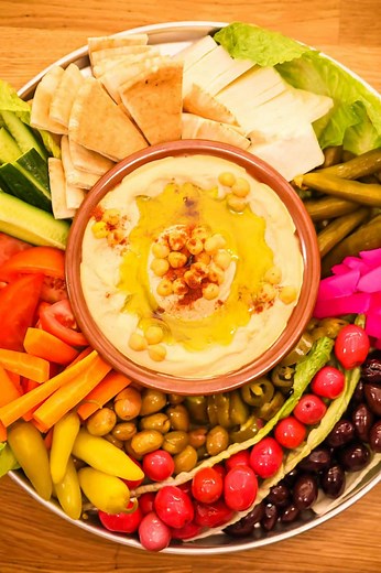Simply Perfect DIY Hummus Platter - Chef Tariq - Food Blog