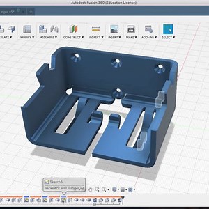 Backpack Hanger CAD and 3D Print: Fusion 360 and 3D Printing on the Ultimaker 2+ - Core77