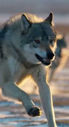 Wolves vs. Hare #wildlife #happymotion #animals