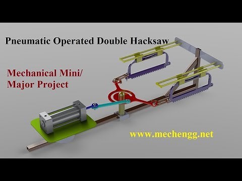 Pneumatic Operated Double Hacksaw Mini Mechanical project