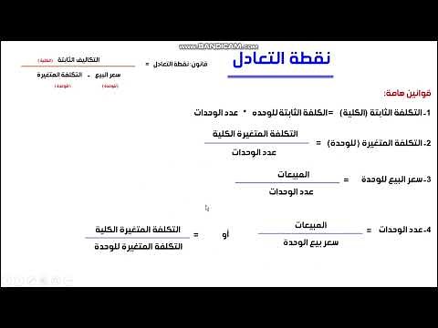 نقطة التعادل