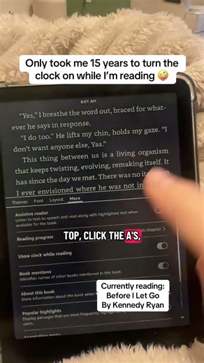 Kindle HACK: how to turn your kindle clock on while you’re reading