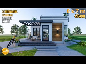 Small House Design 6 X 7 m (42Sqm) | 2 Bedroom