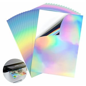 Ink Jet Printer Holographic Sticker Paper, Printable Holographic Sticker Paper A4 for Copiers - Walmart.ca