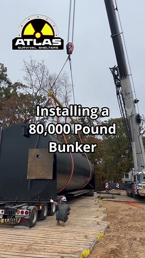 Installing a 80,000 Pound Bunker! 👌 #shelter #bombshelter #bombshelters #underground #undergroundbunker #undergroundbunkers #atlassurvivalshelter #atlassurvival #atlas #survival #survivaltips #doomsday #doomsdaypreppers #doomsdayprepper #endtime #endtimes #war #israel #ukraine #luxurybunker #bunker #bunkers #bunker #prepper #preppersoftiktok #preppers #survivalist #shelter #shelterlife #undergroundshelter #ukrainewar #fallout #falloutbunker #fallouttour #shelter #bombshelter #preppertok