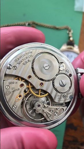 The Heartbeat of a Hamilton 992B Pocket Watch