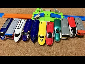 プラレール 電車 はやぶさ こまち ドクターイエロー つばさ 南海ラピート 成田エクスプレス 京成スカイライナー 総武線 おもちゃ アニメ 子供向け 走らせる