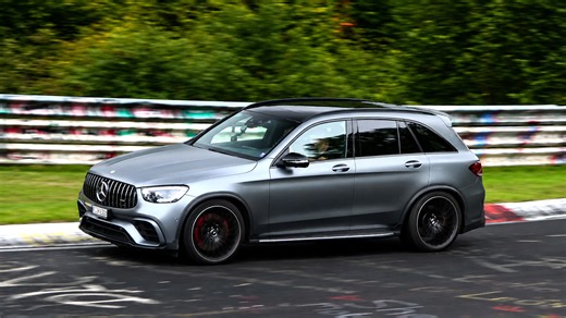 Can this Mercedes SUV handle a fast Nürburgring track corner?