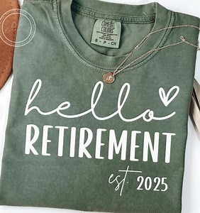 Hello Retirement SVG, PNG, Retirement, Funny, Retirement Gift, Farewell, Est 2025, 2026 Svg Files for Cricut, Svg, Sublimation Designs - Etsy