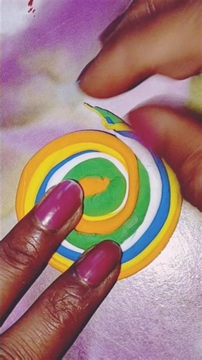 Candy 🍭 Making with clay #candy #candy making video🍬 #cute candy #clay candy #shortsfeed #artscraft🍭