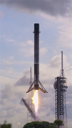 Insane Ground Cam View of SpaceX CRS-34 Launch and Landing 🚀🔥 #youtubeshorts #falcon9