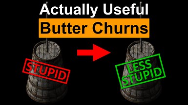 Actually Useful Butter Churns - Base Object Swapper