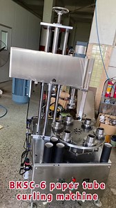 Paper tube curling and gluing machine complete processing show for composite paper can packaging factory | Bkpack | Facebook