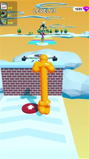 Tall man run level 14 //#shorts#viral #tallmanrunalllevels #youtubeshorts