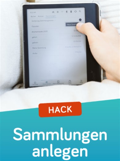 Tolino eBook Sammlung anlegen: Gelesene Bücher 2026