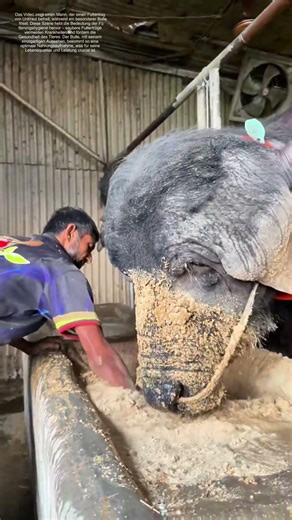 Wie ein Mann die Mahlzeit eines einzigartigen Bullen sicherstellt