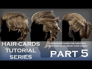 Realtime Hair Cards Tutorial : 05 HairStyle1