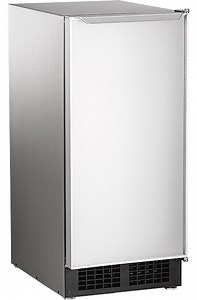 Scotsman Legacy 15" Aluminum Door With Brushed Stainless Steel Cabinet Undercounter Gourmet Ice Machine - DCE33A1SSD