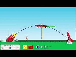 Projectile motion animation video class 11 || expriment video|| hsc and admission||