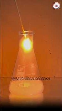 “Oxygen Formation from Hydrogen Peroxide + Potassium Iodide | Quick Science Demo 🔬✨”