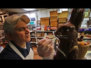 Making Our Biggest Chocolate Easter Bunnies