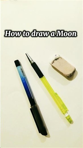 How to draw Moon 🌙 || #howto