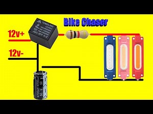 Electronics Basic Projects With Easy Skill| Simple LED Bike Chaser Circuit