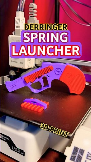 This 3D Printed Derringer Spring Launcher Actually Works 💥😮