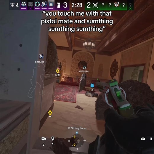 tkd me for no reason before the c4s and then asked for a 2v2 that we won 4-1 😭#fy #fyp #r6 #rainbowsixsiege