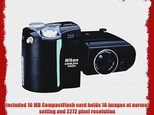 Nikon Coolpix 4500 4MP Digital Camera w/ 4x Optical Zoom