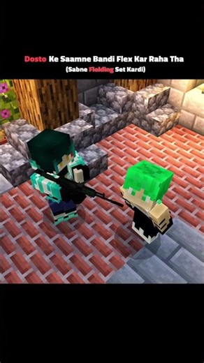 Or Karo Bandi Flex Mere Saamne 😡 #minecraft #shorts