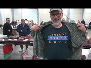 2022 Kalamazoo Expo MI Ham Antique radio Hamfest Vintage electronics Walk through tour with D-lab
