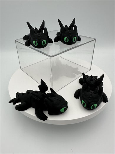 Flexi Toothless - 3d Printed Toothless - Etsy