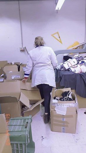 Moving and Organizing Cardboard Boxes in a Lab