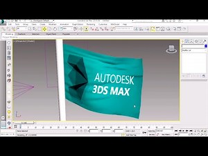 How to Make Flag Animation In 3Ds Max - How to Animate 3D Flag Using 3ds Max