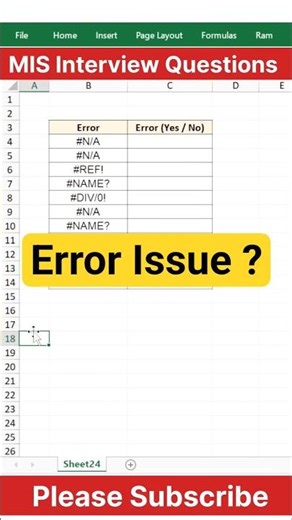 Advance Excel Error Handling #excelshorts #microsoftexce l